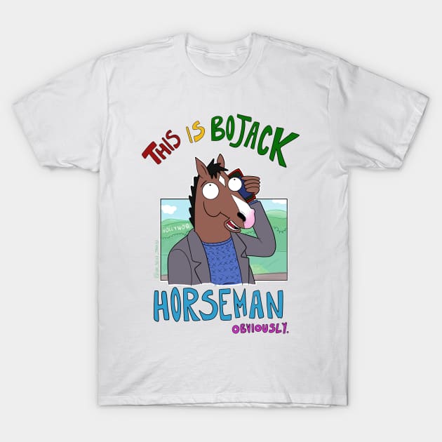 Bojack Horseman T-Shirt by Undeuxtroisi